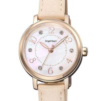 Angel Heart THN24P-PKC-N Twinkle Heart Solar White Pink Leather JDM