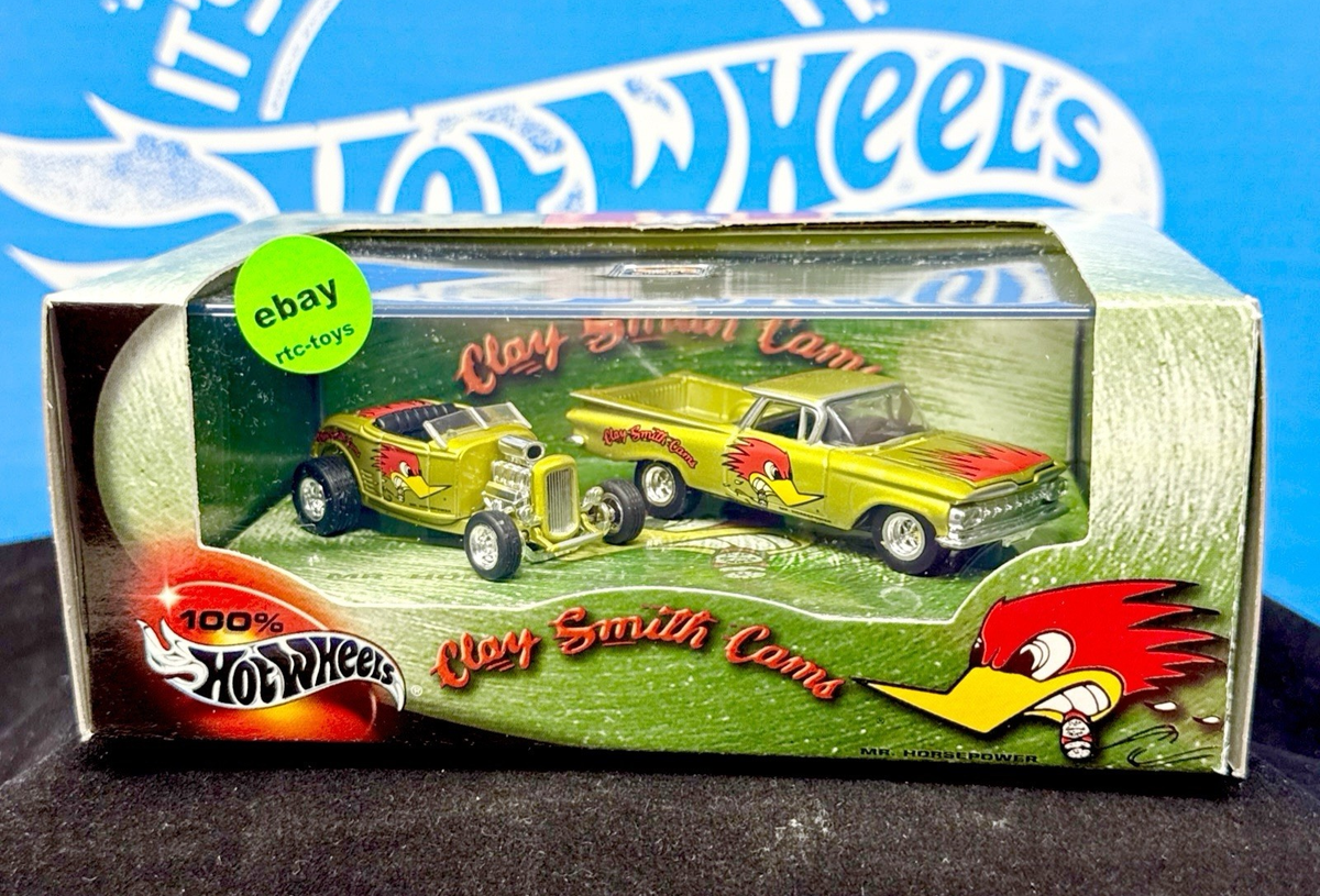 Hot Wheels 100% Clay Smith Cams Mr. HorsePower 2-Car Set Premium