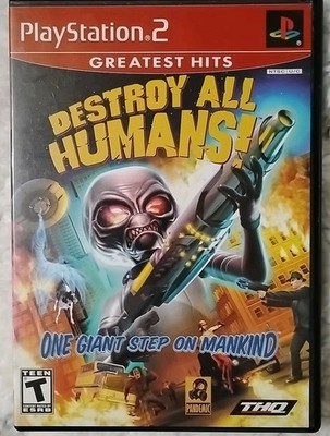 Destroy All Humans PS2 CIB Sony PlayStation 2 Complete with Manual 