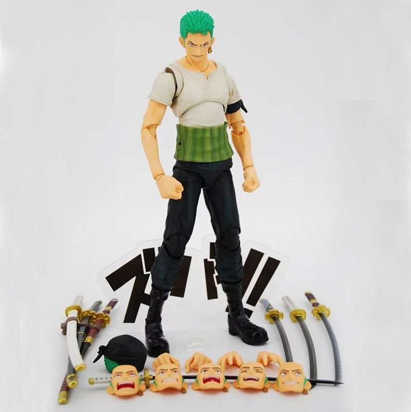 One Piece - Zoro Figura D'azione Articolata Con Vari Modelli Possibili