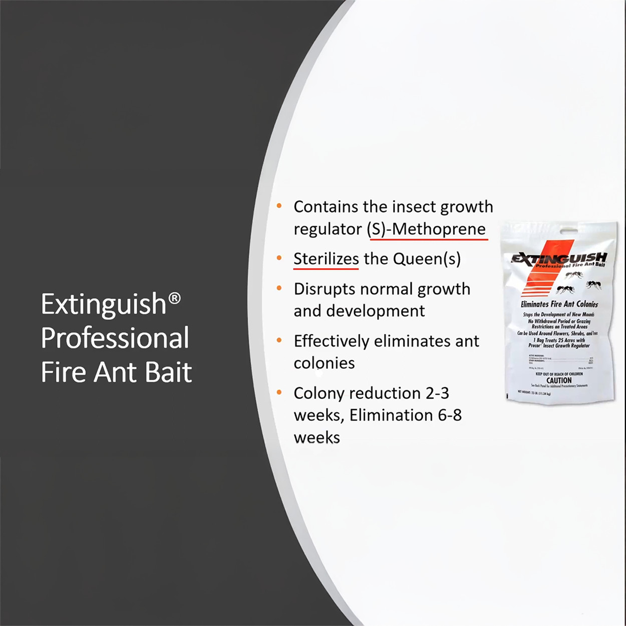 Extinguish Plus Fire Ant Bait Granules 1.5 Jug by Zoecon