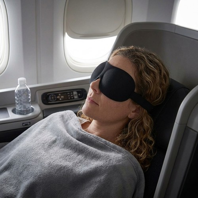 #ad No Pressure 3D Contoured Eye Mask Soft Polyester Sleep Mask for Travel Nap $2.84