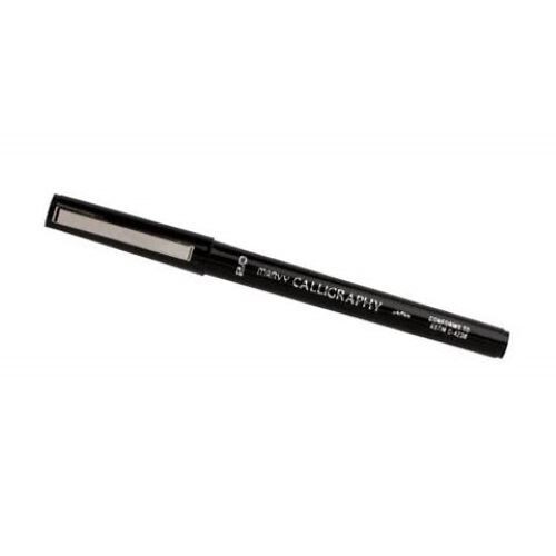 Marvy Uchida Calligraphy Marker 2.0mm Fine Point Black Schoo