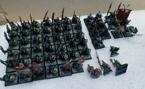 Warhammer Fantasy / The Old World Orcs & Goblins Night Goblin Regiment x54 - Afbeelding 1 van 4