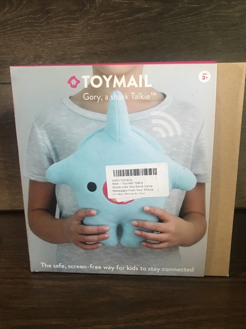 Toymail Talkie Gory The Shark Voice Chat Plush Toy Blue 1 For Sale Online Ebay