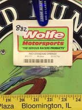 Wolfe MotorSports 10-111: Pro-Standard Springs{#6-blue} NewInPack 🇺🇸Shipped