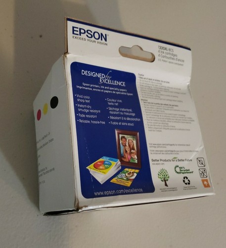 Genuine Epson 220XL Black & 220 Cyan Magenta Yellow InkCartridges Dated 2027+ F - Picture 5 of 5