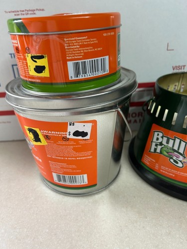 NEW 3-pack lot New Bullfrog Brand 10 17 20 Oz Citronella Candles for Outdoor Use - Picture 3 of 5