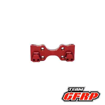 Team GFRP 1.95'' Aluminum Front Bulkhead (Red) (GFR-1114-RE)