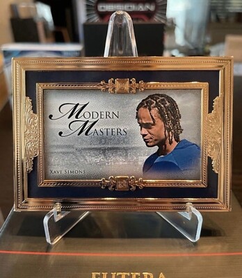 Xavi Simons 24KT Gold Frame Tottenham/Netherlands Futera Unique #12/14