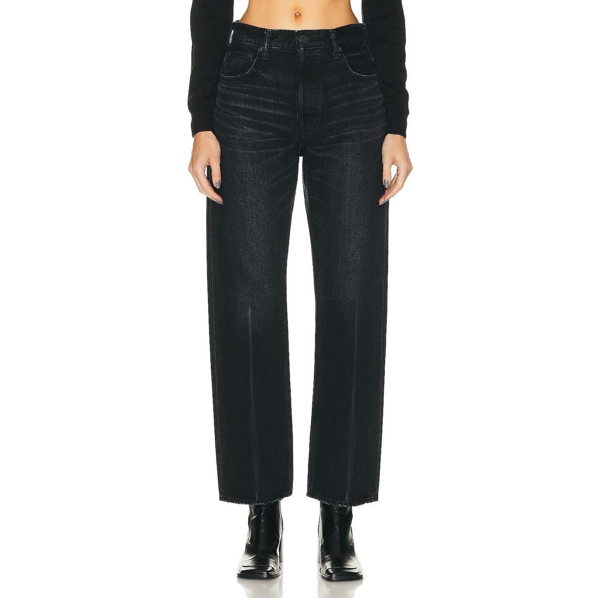 MOUSSY VINTAGE Murrieta Wide Straight Leg black 26” | eBay