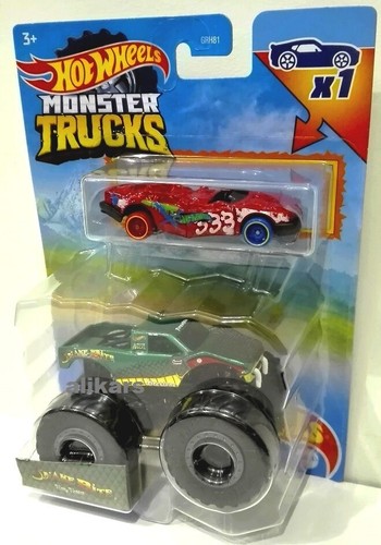 Tempo di consegna 4-6 Giorni lavorativi MONSTER TRUCKS JAM Cars 1:64 Hot Wheels - Foto 23 di 28