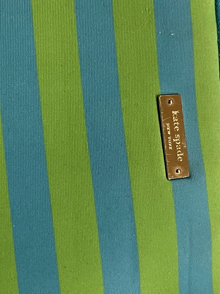 Capa de neoprene para notebook Kate Spade azul verde notebooks iPads - Imagem 2 de 4