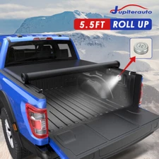 5.5FT Roll Up Tonneau Cover For 2000-2004 Dodge Dakota Truck Bed Fleetside