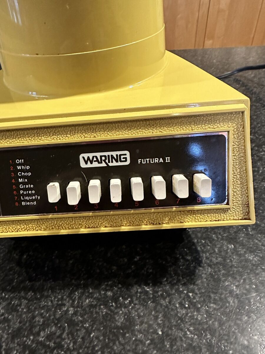 waring futura 2 II 8 speed blender glass yellow vintage | eBay waring futura 2 II 8 speed blender glass yellow vintage | eBay