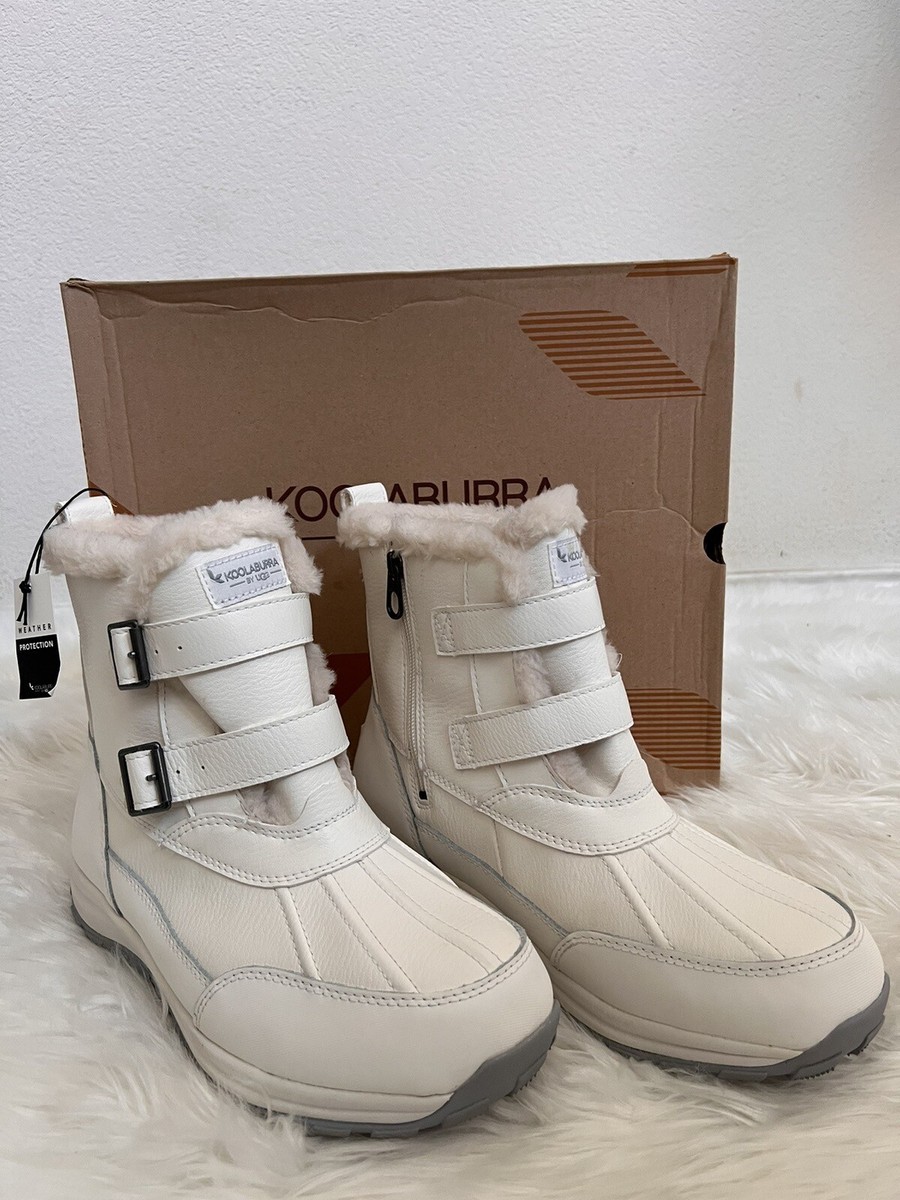 Koolaburra by UGG Imree Moto white US 11 Womens