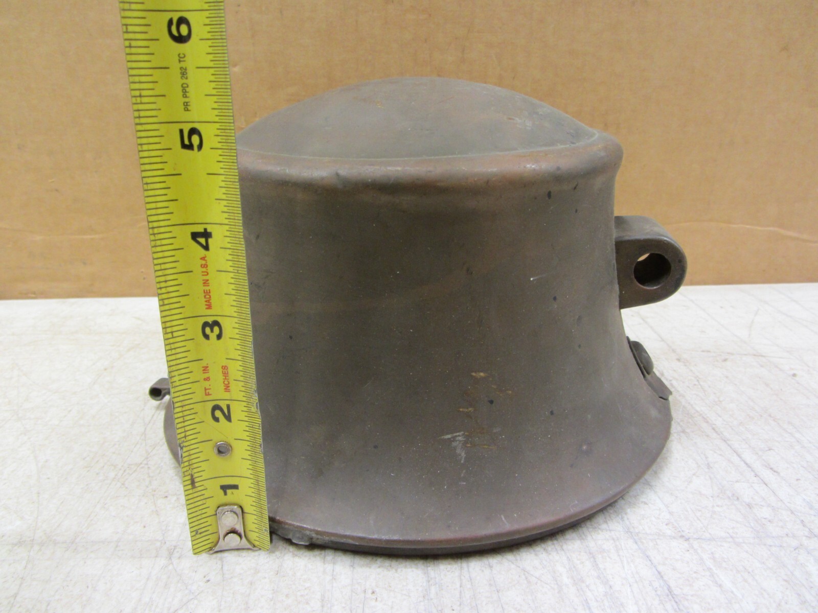 VTG ANTIQUE BRASS ERA COPPER BRONZE HEADLIGHT LAMP CAR AUTO STEAMPUNK