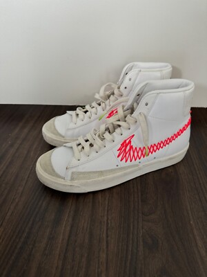 Nike Blazer Mid 77 GS White Bright Crimson