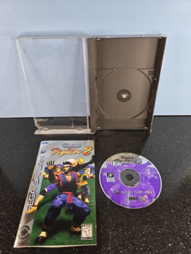 Virtua Fighter 2 - Sega Saturn Video Game USA NTSC Complete With Manual 1995 - Picture 14 of 18