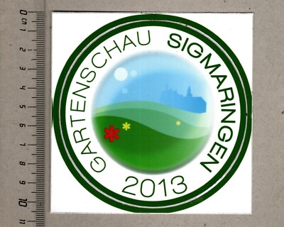 Aufkleber/Sticker Gartenschau Sigmaringen 2013