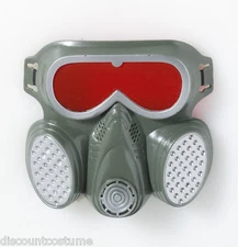 BIOHAZARD ZOMBIE GAS MASK HAZMAT TOXIC FACE MASK HALLOWEEN COSTUME ACCESSORY