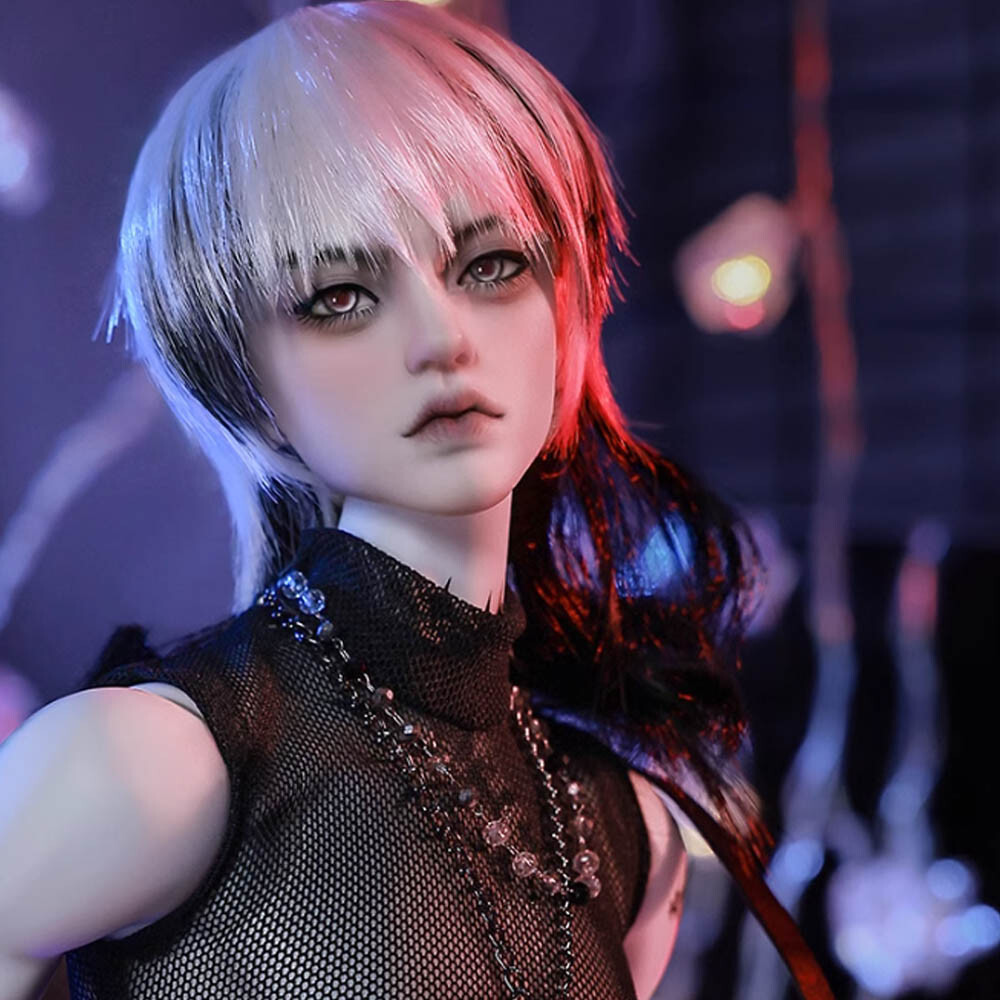 1/4 BJD Doll Cool Male Bassist Punk Rock Boy Resin Ball Joint Doll
