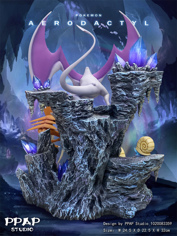 ポケモン Aerodactyl フィギュア PPAP Studio PPAP Studios Evolution Series Fossil Pokemon Aerodactyl Set