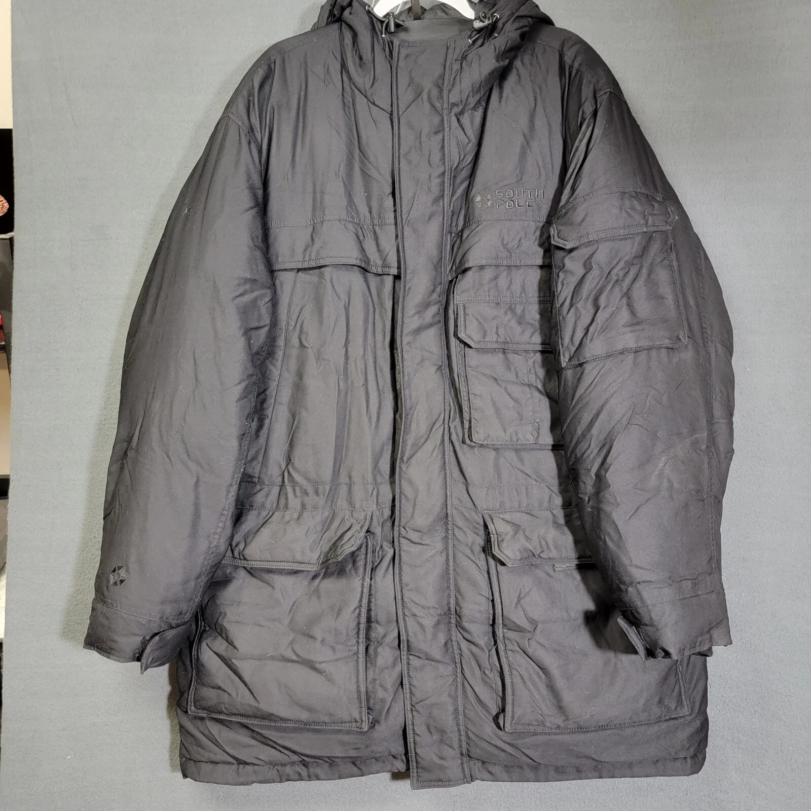 VETEMENTS Southpole Giacca Uomo Grande PIUMINO IMBOTTITO Cappotto Collezione Autentica