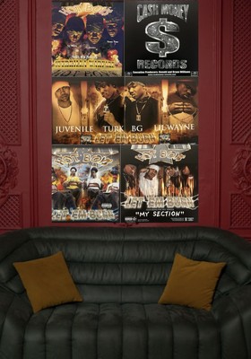 *CASH MONEY COUPONS* HOT BOYS LET  EM BURN GUERRILLA WARFARE 12x12 ADVERT FLATS