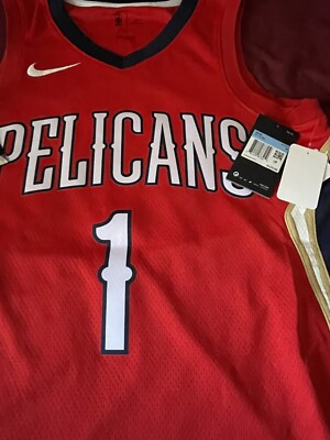 Mens Authentic Zion Williamson Pelicans Swingman Jersey Statement
