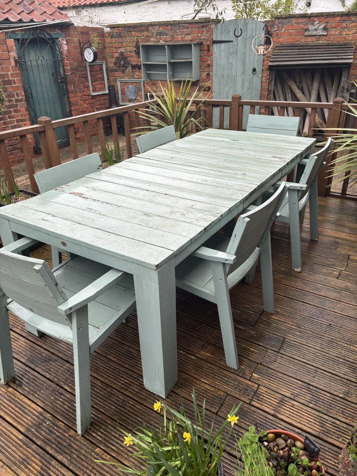 Laura Ashley Garden Table / Chairs eBay