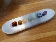 Selenite Charging Plates,Balls,Spiral Horns,Candle Holder,Palmstones,Wands Tower