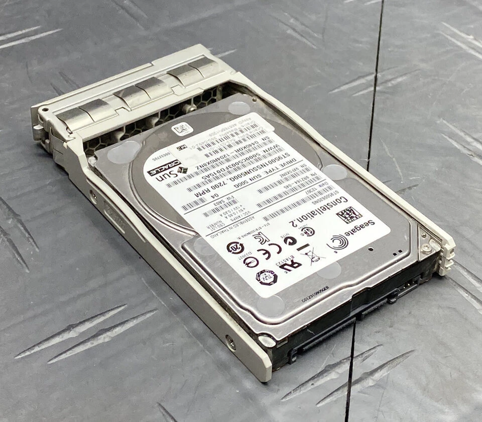 SUN 542-0371-01 0184 390-0468 500GB 7.2K 2.5" SATA HARD DRIVE - Image 3 of 4