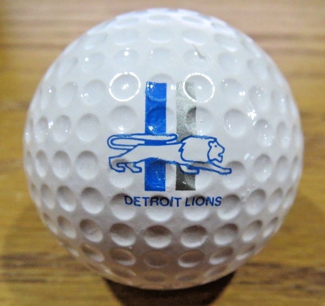 (1) DETROIT LIONS NFL FOOTBALL LOGO GOLF BALL (VINTAGE CIR 1970s) eBay