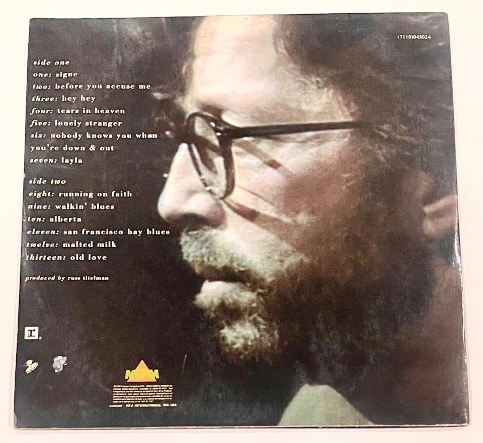 Eric Clapton ‎– Unplugged - Reprise Gatefold Colombia 1992 - Image 3 of 4