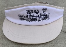 vintage CSUS Nevada Bob’s Hornet Tennis Tourn. 1984 visor 80s 1980s hat cap