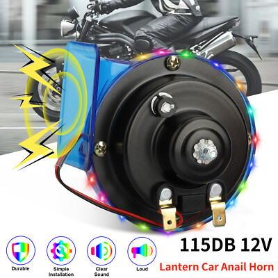 115DB 12V Super Loud Electric Train Snail Air Horn For Motorcycle Car Truck Boat