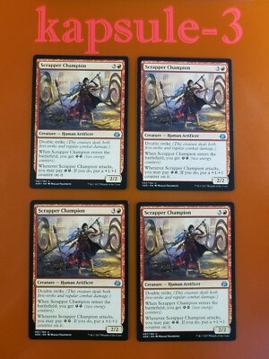 4x Scrapper Champion (LP-NM) | Aether Revolt | MTG Magic Cards