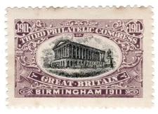 (I.B) Cinderella : 3rd Philatelic Congress (Birmingham 1911)