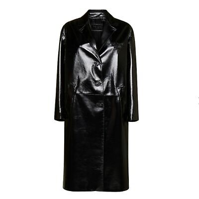 Prada 100% Leather Single-Breasted Long-Sleeved Men's Trench Prada 100% Leather Single-Breasted Long-Sleeved Men's Trench