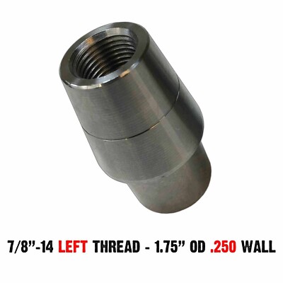7/8-14 LHT 1.75'' OD .250 Wall Weld-in Tube End Heim Bung Off Road 4x4 Rail Buggy