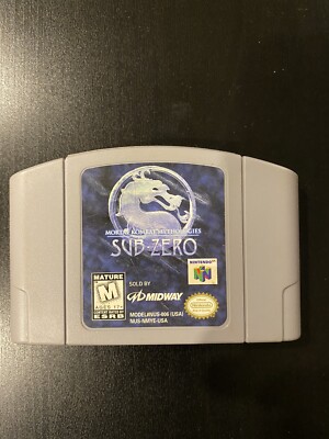 Mortal Kombat Mythologies: Sub-Zero N64 (Nintendo 64, 1997) Authentic & Working!
