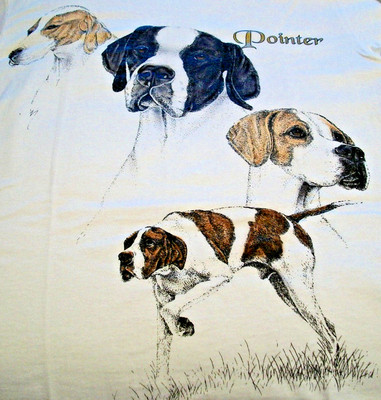 Pointer T-shirt MED 38/40 White