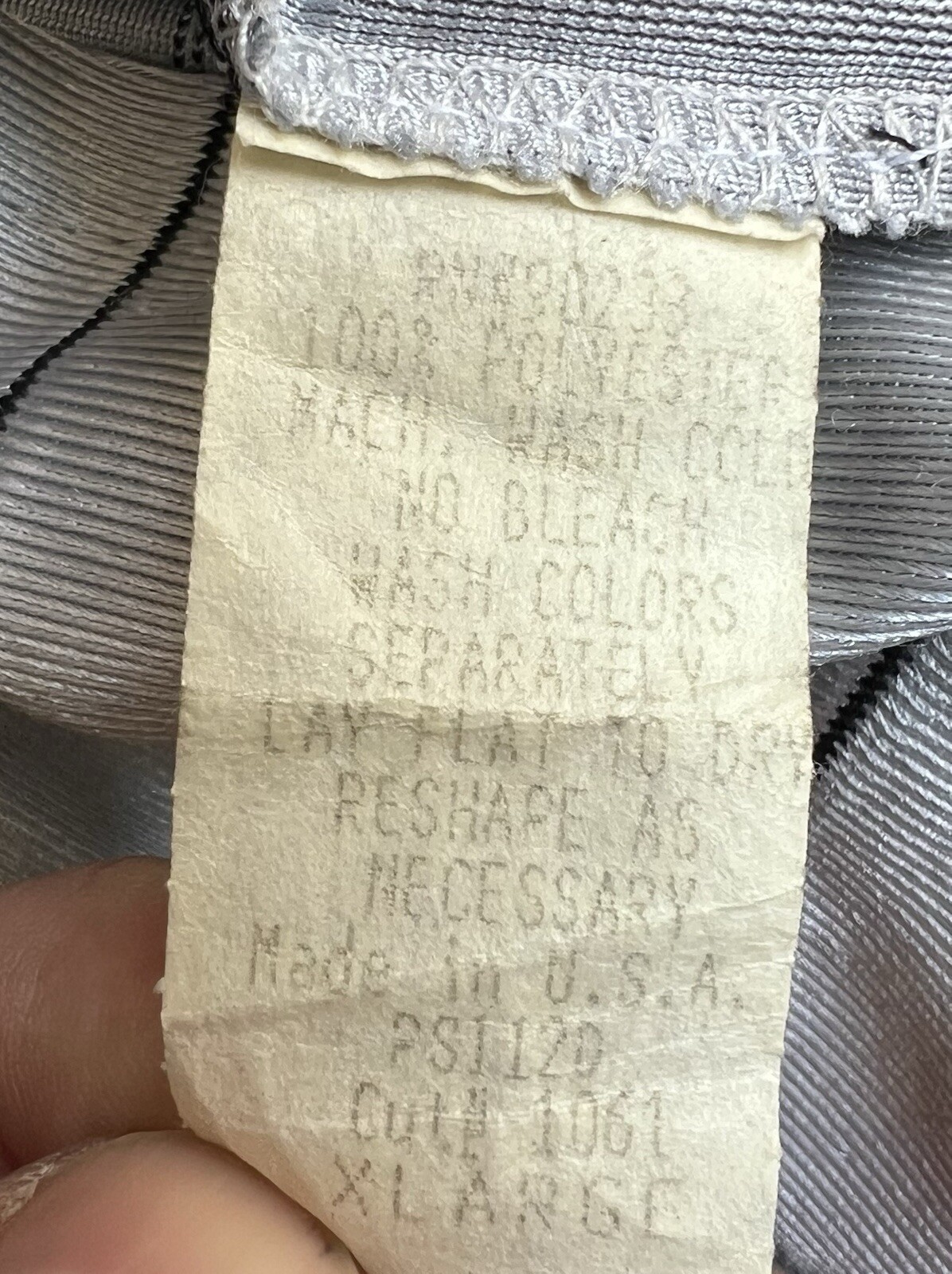 Vtg BreakDown Button Up Gray Reflective Jersey XX… - image 11