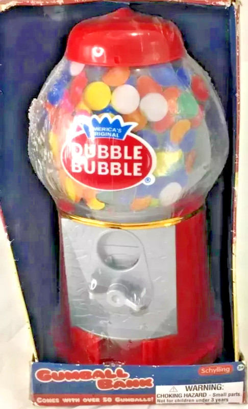 Vintage The Original Dubble Bubble Gumball Bank in Box