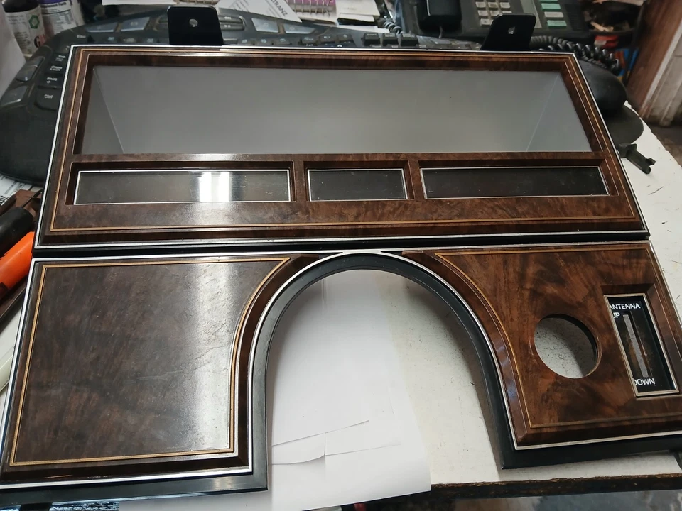 OEM Speedometer Cluster Dash Bezel 1978-1979 Lincoln Continental - Image 2 of 4