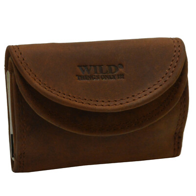 Praktische Wild Wasserbüffel Leder Geldbörse German Design