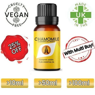 AROMA ENERGY Chamomile Essential Oil | Natural Aromatherapy Oil Fragrance Vegan