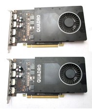 Lot 2 x DELL PNY nVidia QUADRO P2000 PASCAL GPU 5GB GRAPHICS VIDEO CARD 87CG5