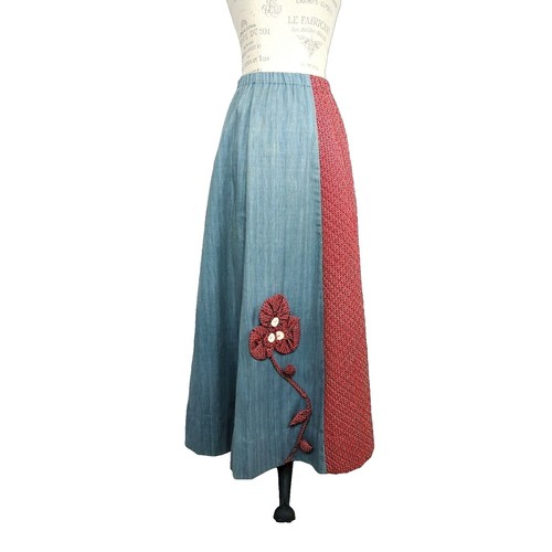 Chemise Western 1849 Authentic Ranchwear Femme, Taille M, Bleu/blanc, Vintage USA